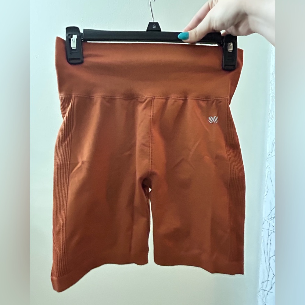 Forever21 Burnt Orange / Brown Bike Shorts